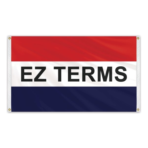 EZ Terms Message Flag 3'x5' Banner Flag